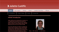 Desktop Screenshot of juliettecunliffe.org